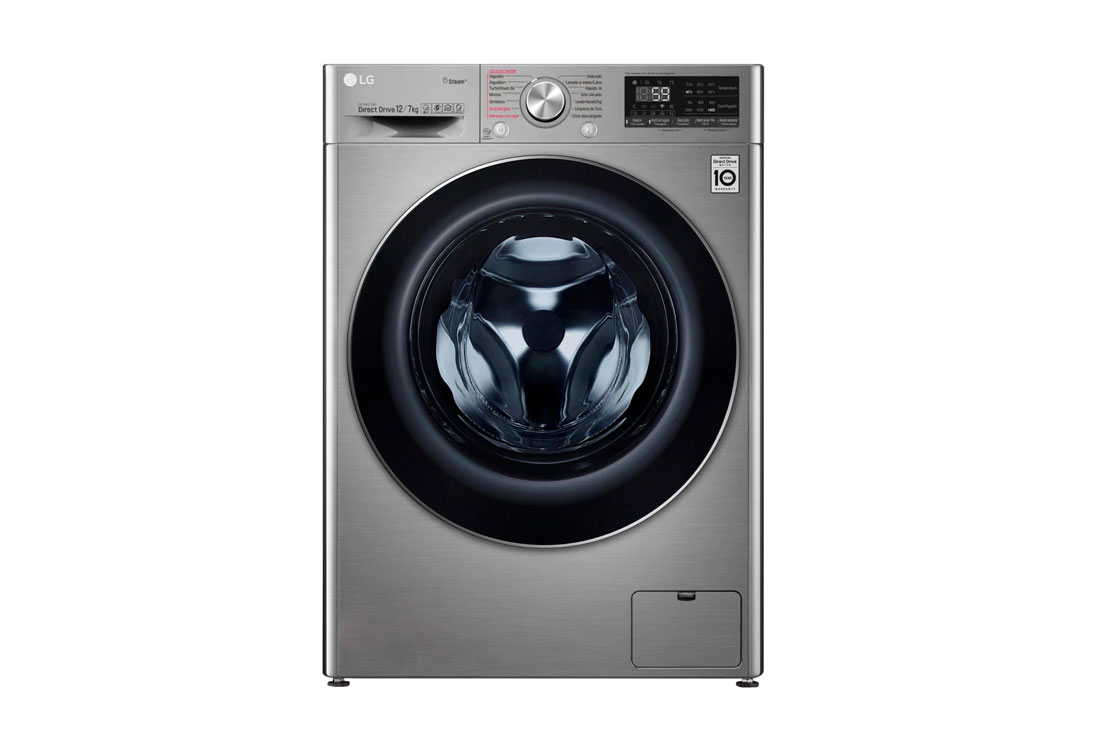 LG Lavadora Secadora Eléctrica 12/7Kg  2-en-1 Inverter Motion DD TurboWash? ThinQ, WD12VVC3S6C