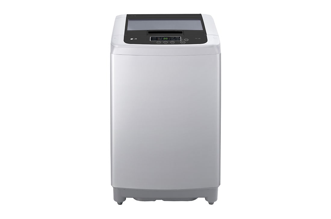 LG Lavadora Carga Superior 13kg Smart Inverter, Smart Motion, TurboDrum?, Color Gris, font view, WT13DPBP