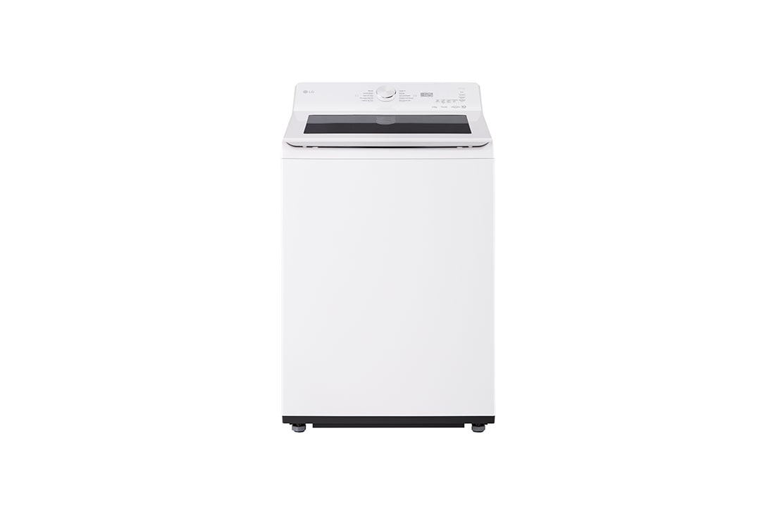 LG Lavadora LG Carga Superior 25kg - Blanco, front view of 27kg Top Load Washing Machine Black Steel - AI DD?, 6 Motion?, TurboWash3D? WT25EWTX6.AGWEECD, WT25EWTX6