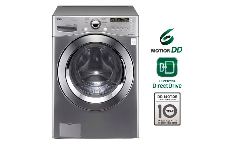 LG Lavadora/Secadora 18kg/40Lbs 6Motion, Inverter Direct Drive, True Steam, Smart Diagnosis, Ahorro de Agua, Color Acero Inoxidable (Discovery 2).Disponible en Venezuela, WD1873RDS