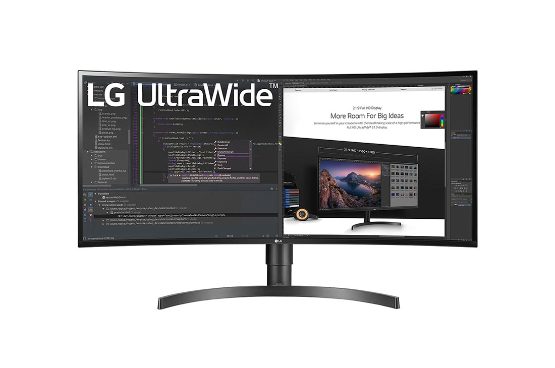 LG Monitor UltraWide? 34'' IPS QHD Curvo , 34WN80C-B