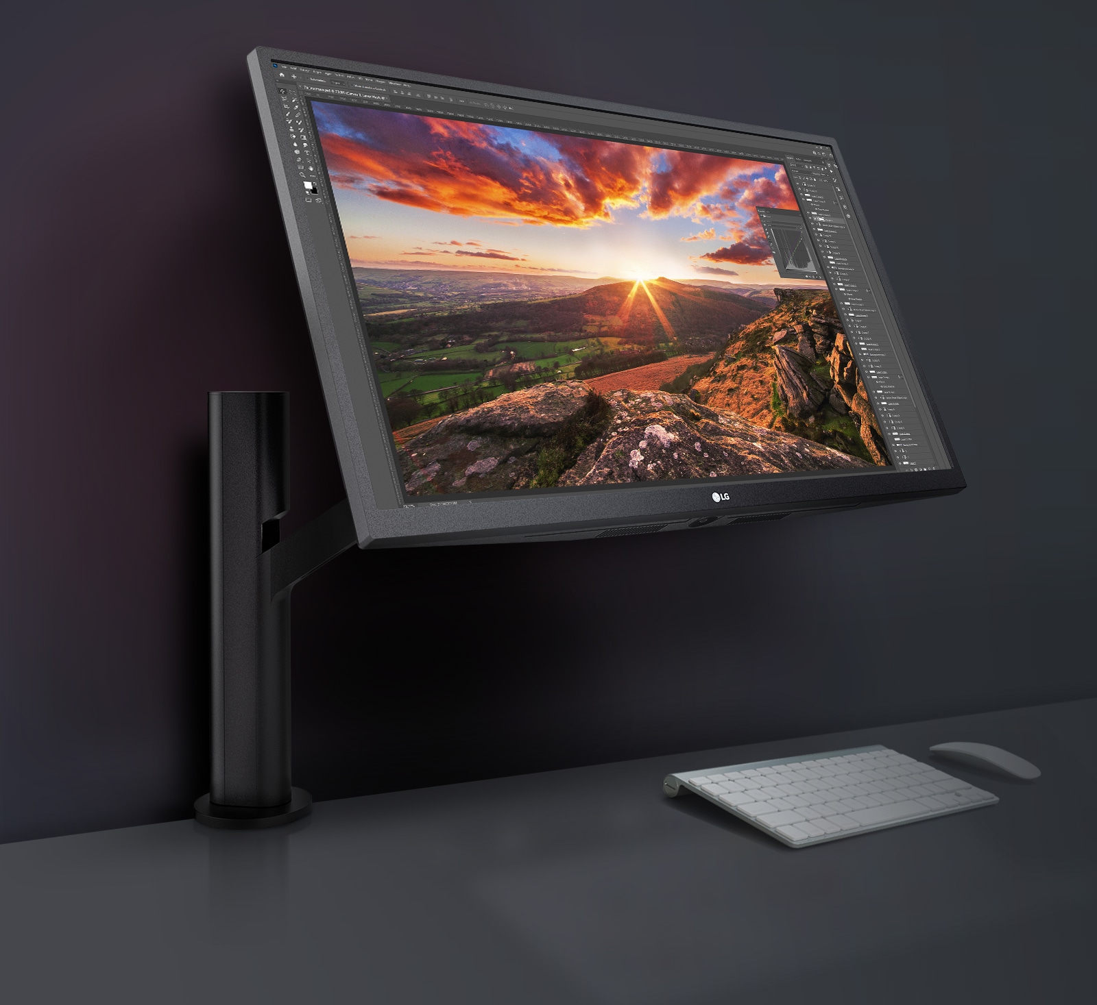 Ergonomía del monitor LG UHD: Dise?ado a tu alrededor