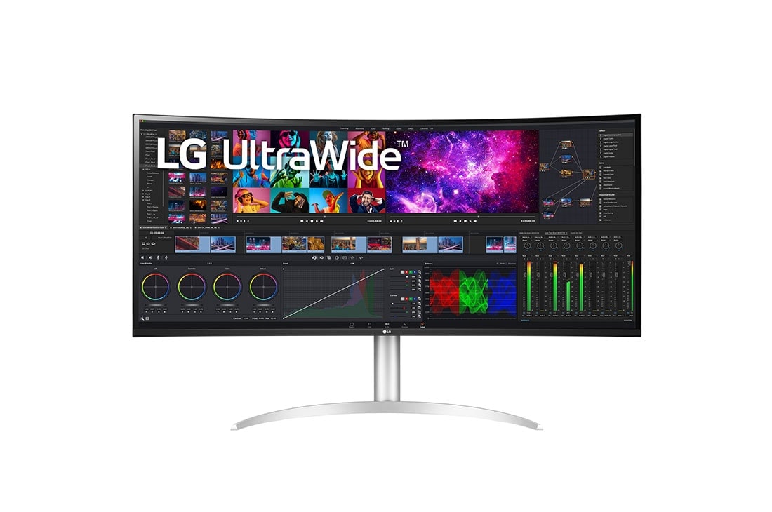 LG Pantalla Nano IPS curva UltraWide? 5K2K de 39,7'', vista frontal, 40WP95C-W