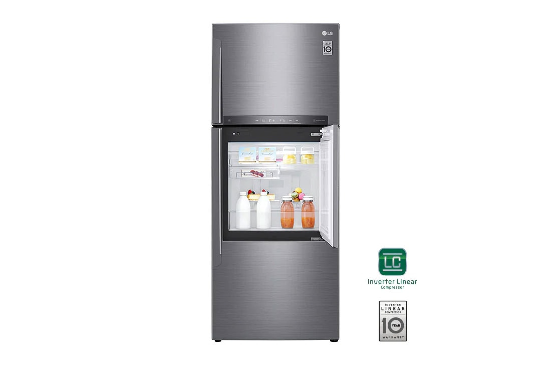 LG 17 p? |Door-in-Door? |Top Freezer |DoorCooling+? |Compresor linear inverter |Platinum silver |ThinQ? , LT44MDP