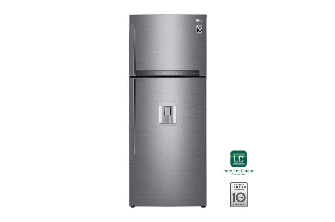 LG 17 p? |Top Freezer |Multi Air Flow? |Compresor linear inverter |Platinum silver |ThinQ? , LT44SGP