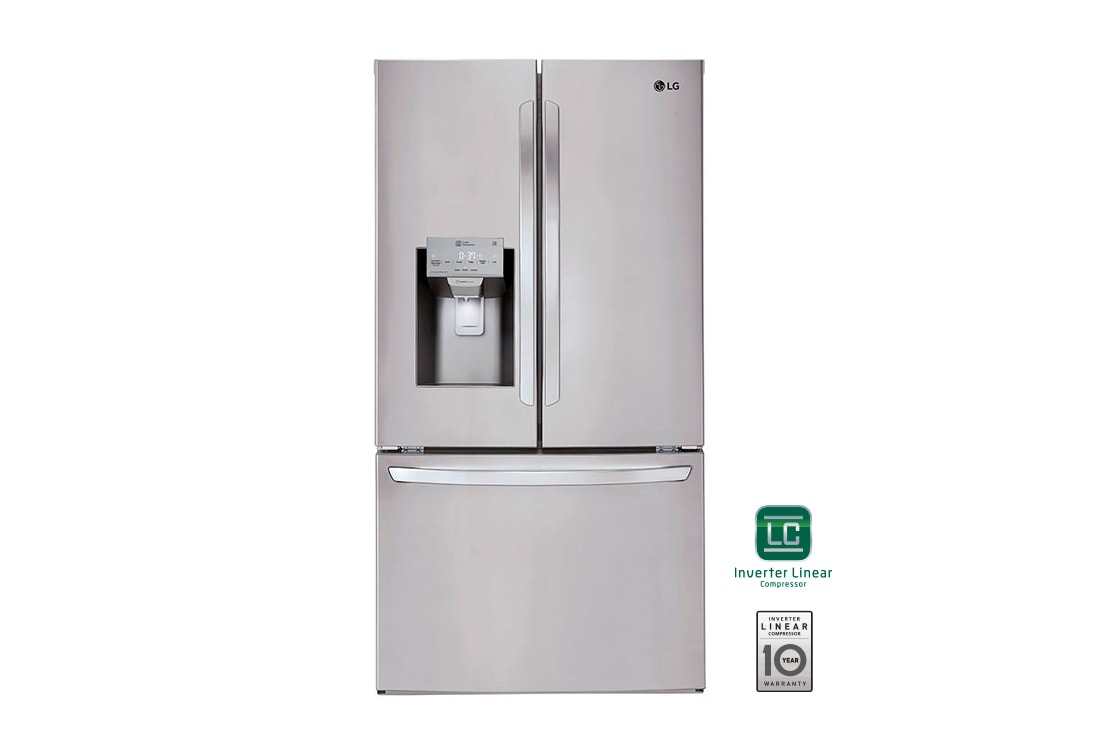 LG Refrigeradora French Door 28p? Gross / 26p? Net  Slim SpacePlus? Compresor linear inverter Slim SpacePlus? ThinQ? , LM75SGS