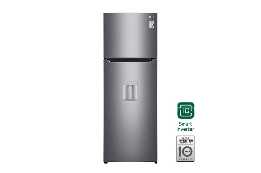 LG 12 p? |Top Freezer |FRESHBalancer? |Smart Inverter |Platinum Silver |Smart Diagnosis? (Neto: 11 p?), GT32WDC