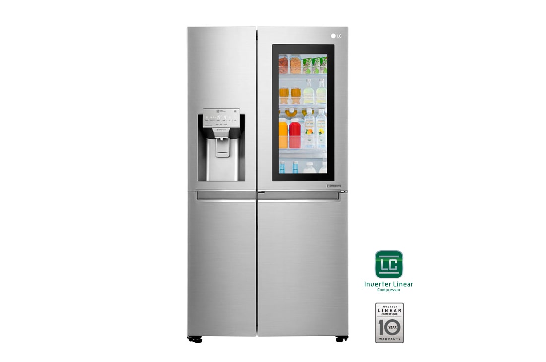 LG 24 p? |InstaView? Door-in-Door? |Side by Side |Hygiene Fresh? |Compresor linear inverter |Noble Steel |ThinQ? (Neto: 22 p?), LS65SXNX