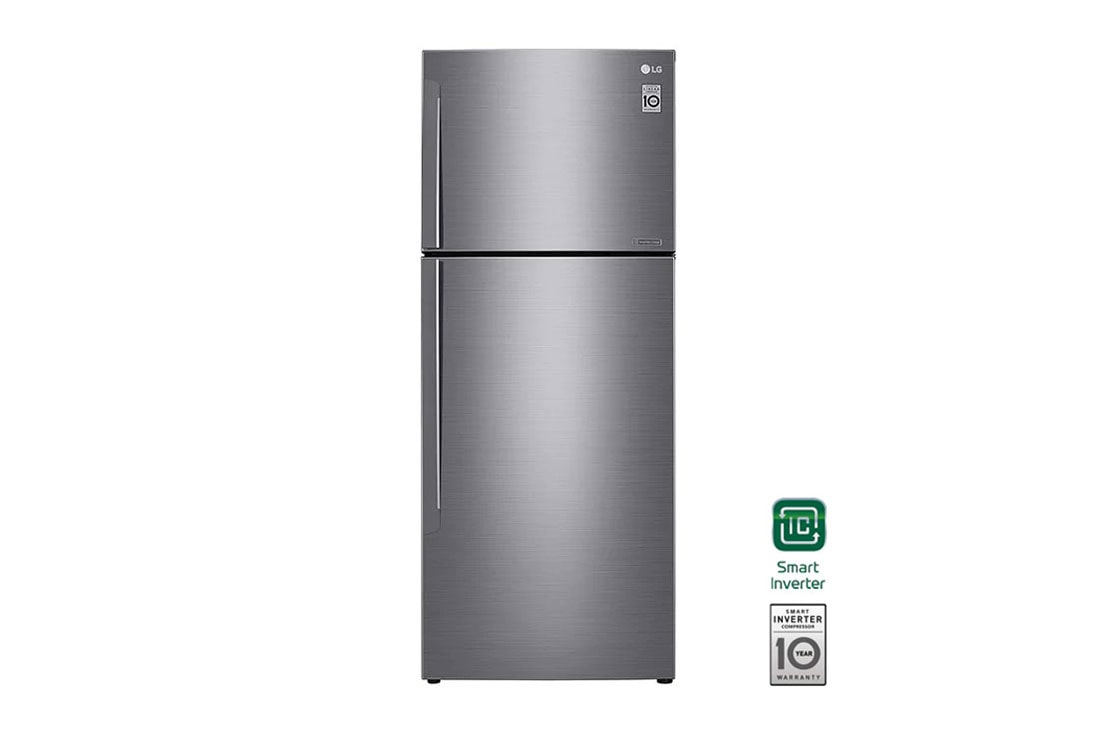 LG 17 p? |Top Freezer |DoorCooling+? |Smart Inverter |Acero Brillante |Smart Diagnosis? , GT47BGP
