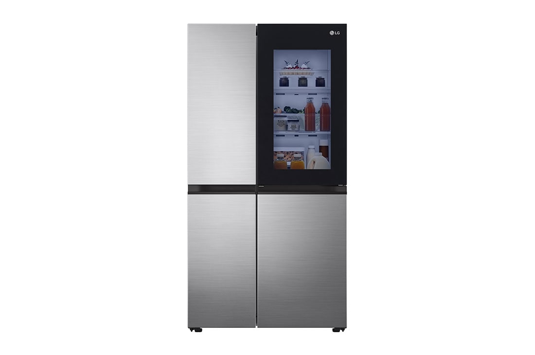 LG Refrigeradora Side by Side InstaView? 27.83p? (Net) Door-in-Door? Linear Inverter ThinQ?, Font view, VS27BXQP