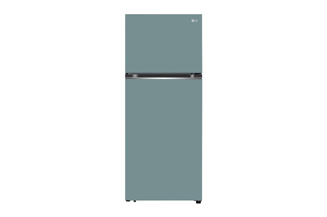LG Refrigeradora Top Freezer 13.2p? (Net) / 14 p? (Gross) LG Smart Inverter Compressor? LINEARCooling? Puerta Clay Mint, front view, VT38BPM
