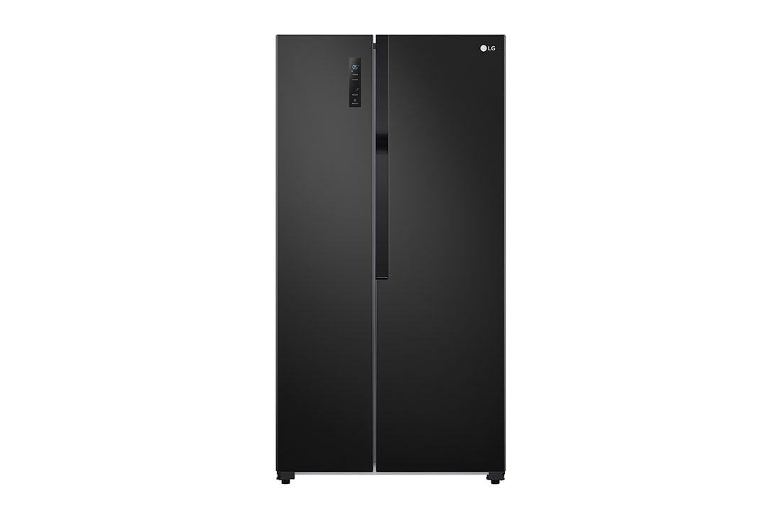 LG Refrigeradora Side by Side 18p3 (Gross) / 18p3 (Net)  Multi Air Flow Inverter Compressor Total , vista frontal, GS51MPD