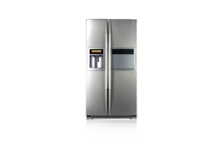 LG Con acabado de Titanio y Space Plus Ice System, GS-90T65CEF