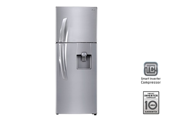 LG Refrigerador | Top Freezer | Inverter Compressor | Capacidad 14pies, GT40WGP