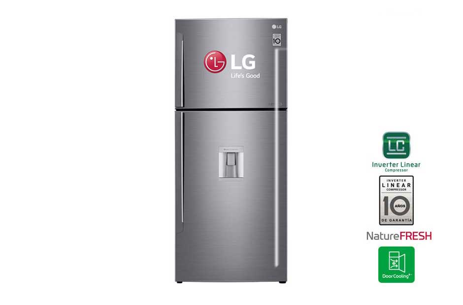 LG Refrigeradora con Inverter Linear Compressor (10 a?os de garantía) y 410L de capacidad, LT41WGP