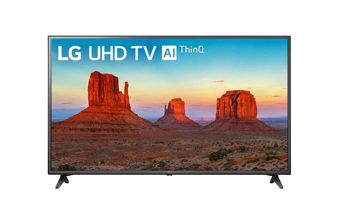 LG TV 55'' | UHD 4K SMART TV | Ultra HD LED | Procesador α5 | ThinQ? AI | 4K HDR Activo | Verdadera Precisión del Color | DTS Virtual:X, 55UK6200PSA