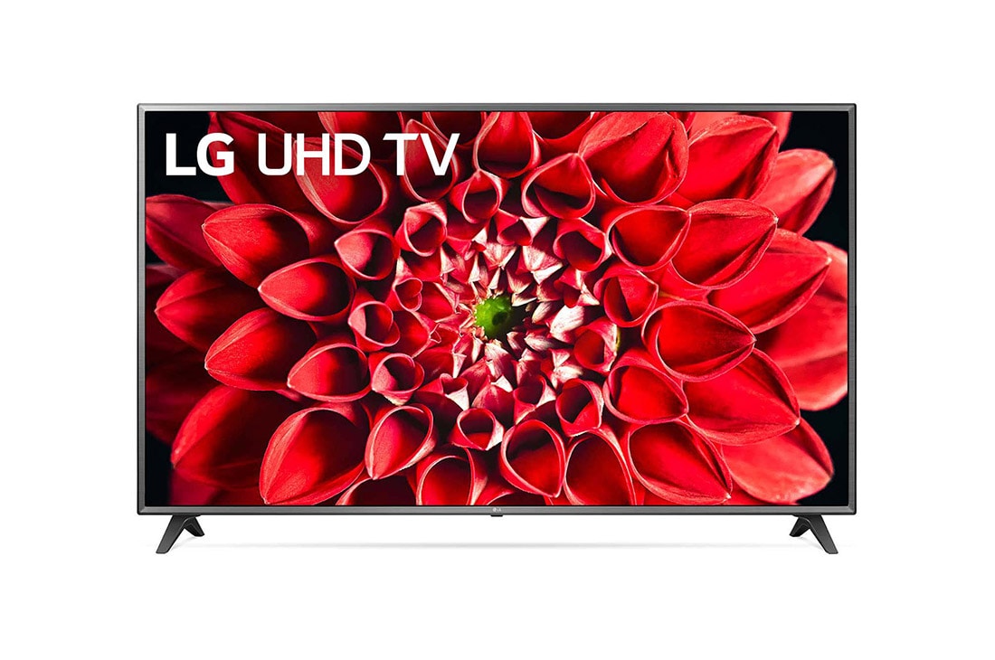 LG TV 75'' | UHD 4K SMART TV | Ultra HD LED | Procesador α5 | AI ThinQ? | 4K HDR Activo | Entretenimiento Sin Limites, vista frontal con imagen de relleno, 75UN7100PSD