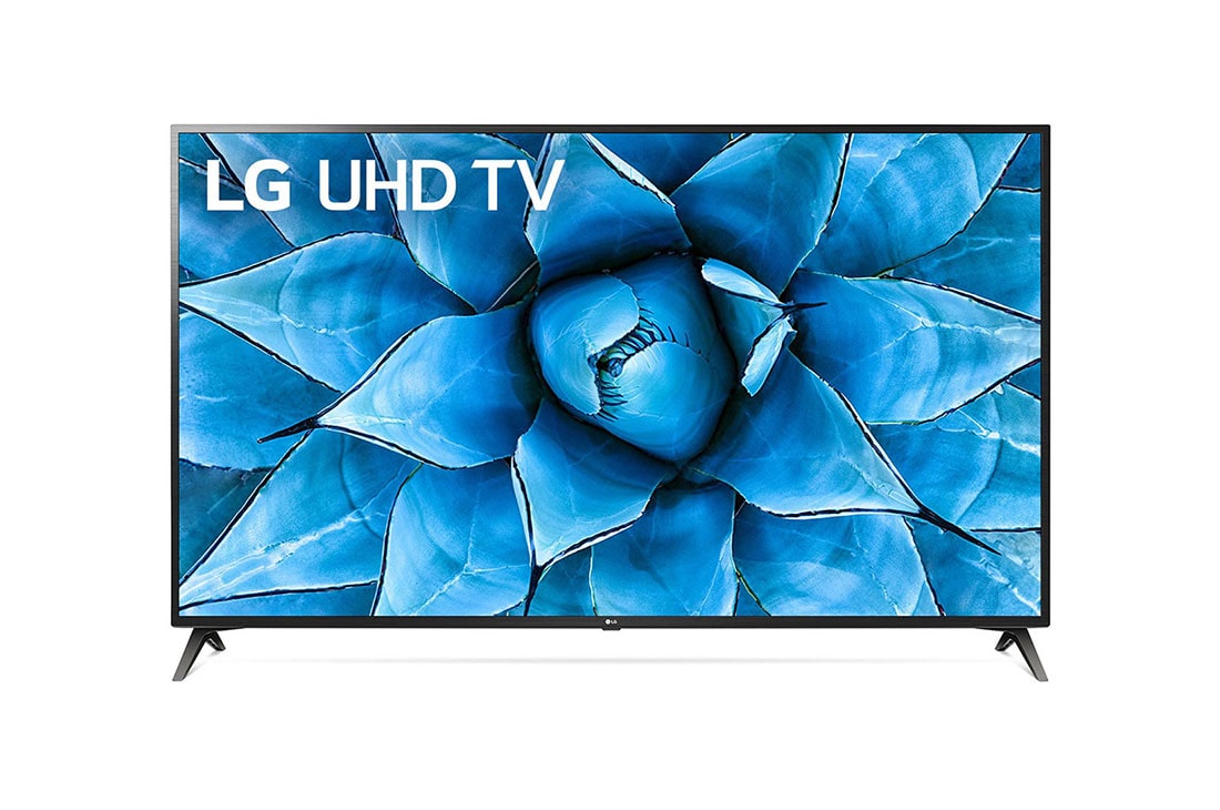 LG  TV 70'' | UHD 4K SMART TV | Ultra HD LED   | Procesador α5   | ThinQ? AI | Experiencia de cine | Entretenimiento sin limites, vista frontal con imagen de relleno, 70UN7370PUC