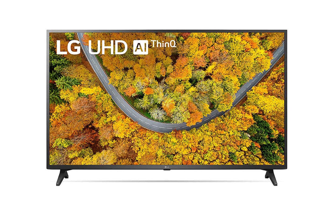 LG  LG UHD AI ThinQ 65'' UP75 4K Smart TV, α5 AI Processor, Vista frontal del televisor LG UHD, 65UP751C0SF