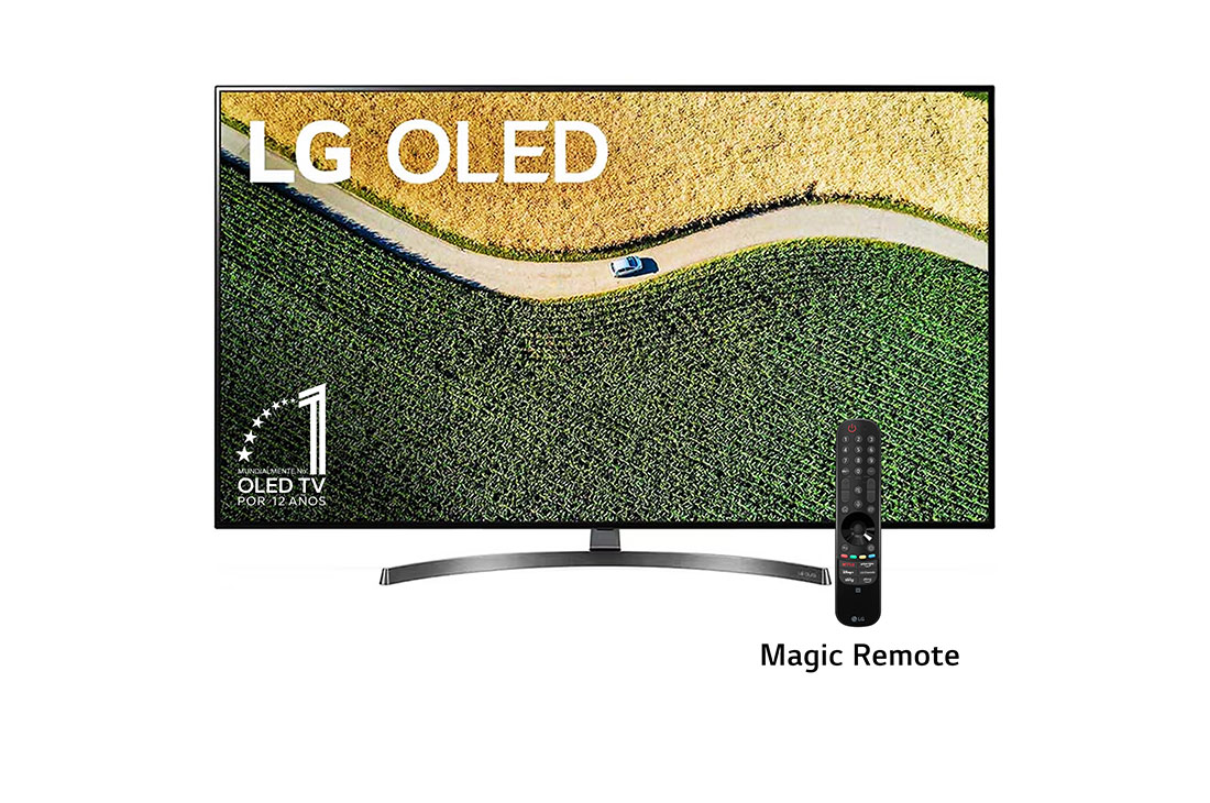 LG  OLED TV 65'' | UHD 4K SMART TV | Ultra HD | Procesador α7 Gen 2  | ThinQ? AI | Resolución tipo Cine 4K HDR / HFR | Dolby Vision - Atmos | Pantalla tipo Cine, vista frontal, OLED65B9PSB