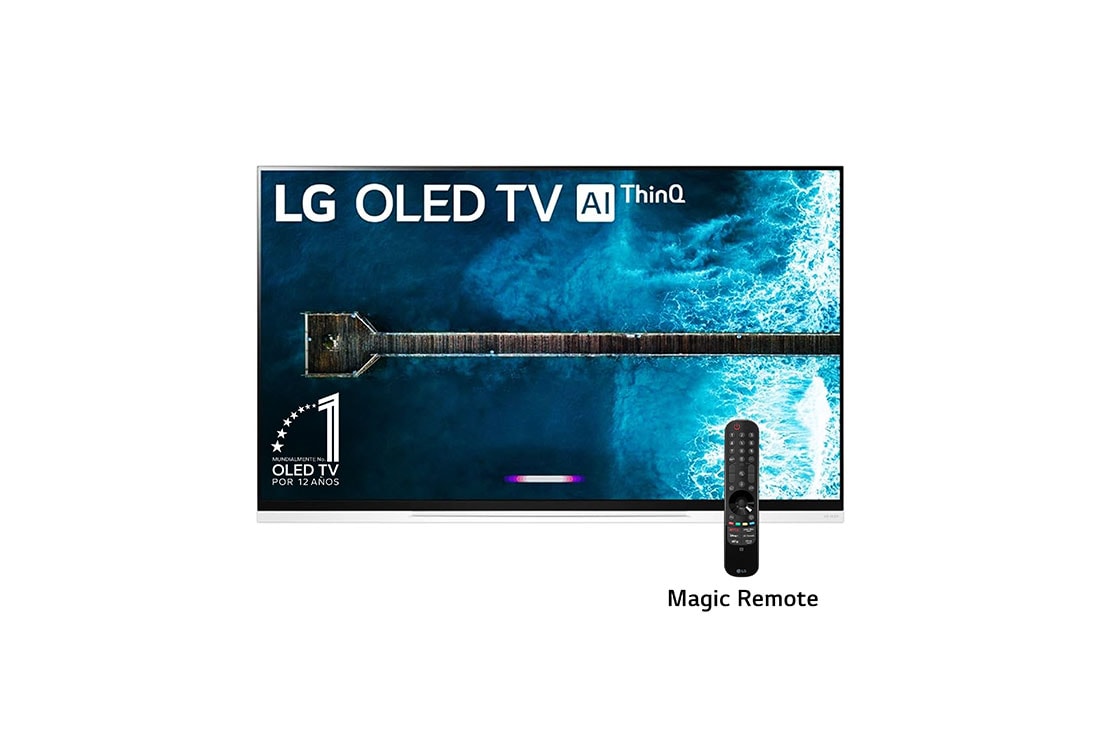 LG Pantalla LG OLED TV AI ThinQ 4K 65'', front view, OLED65E9PUA