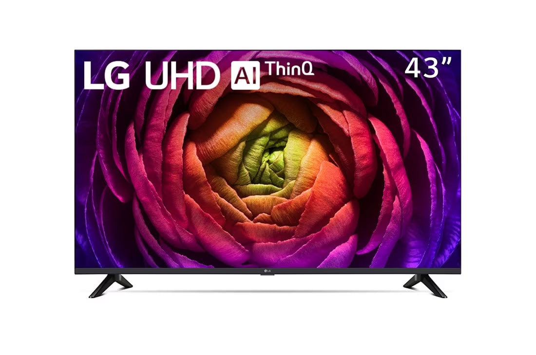 LG Pantalla LG UHD 43'' UR73 4K SMART TV con ThinQ AI , 43UR7300PSA, 43UR7300PSA