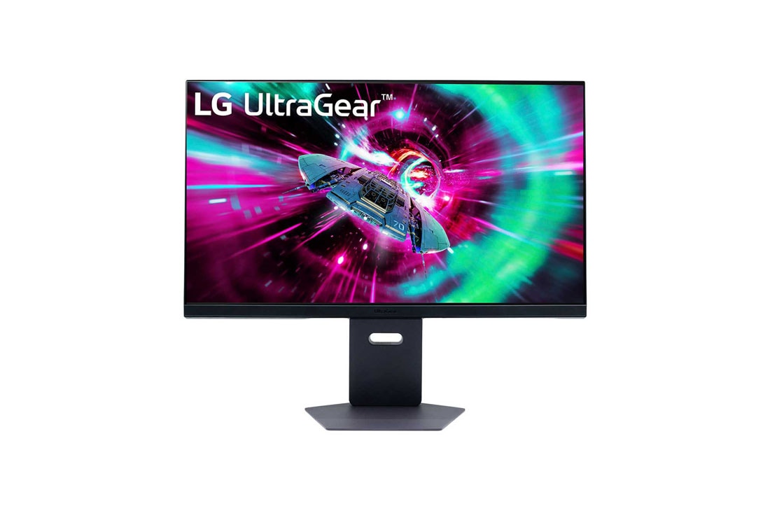 LG 32” LG UltraGear? UHD  144Hz 刷新率電競顯示器, front view, 32GS94U-B