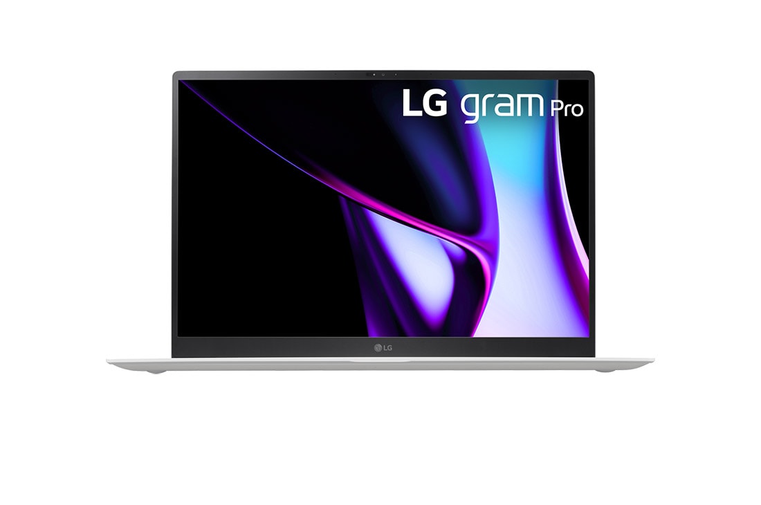 LG gram pro 16寸超薄筆記本/Pro-grade visuals/16:10 OLED顯示屏/Intel? Core? Ultra 7處理器, Front view, 16Z90SP-K.AL87C