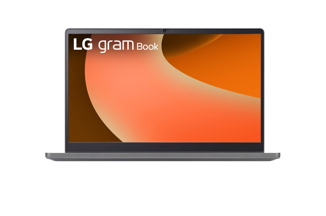 LG gram Book 15.6英寸輕薄本 | Intel? Core? Processor Laptop | Windows 11, FHD Anti-glare IPS 顯示屏, 前視圖, 15U50T-G.AL66C