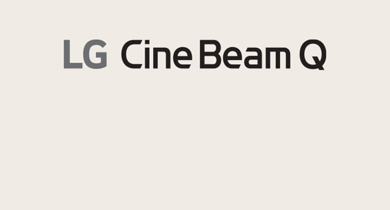 LG CineBeam Q標志。