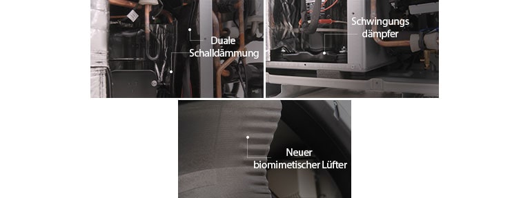 Komponenten zur Ger?uschminderung in THERMA V R290 Monobloc