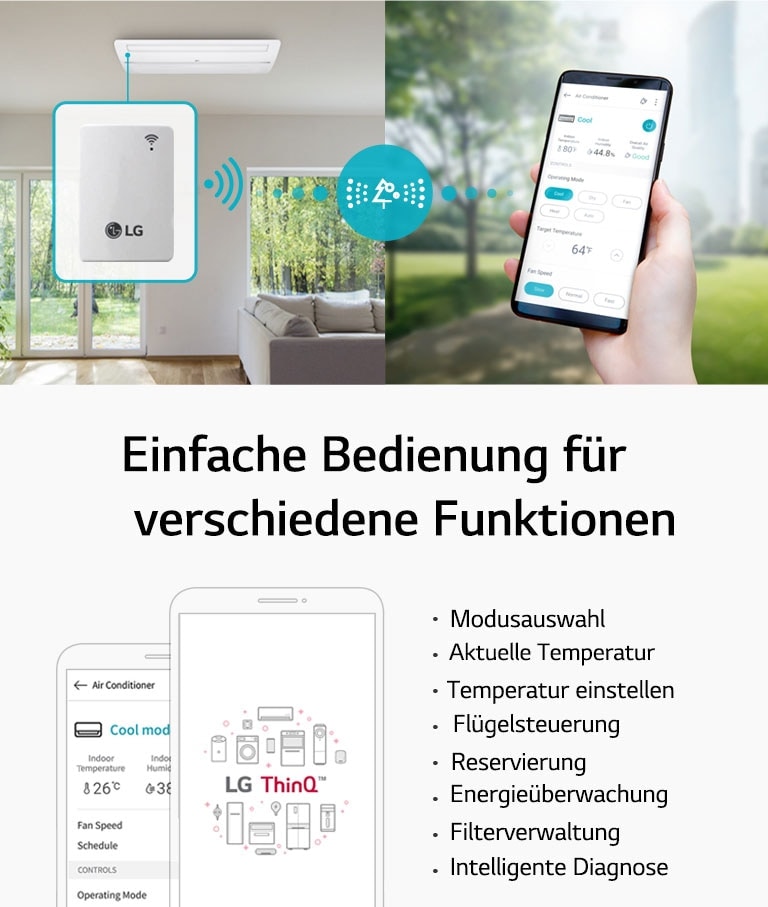 Wi-Fi-Fernbedienung mit LG ThinQ ?1
