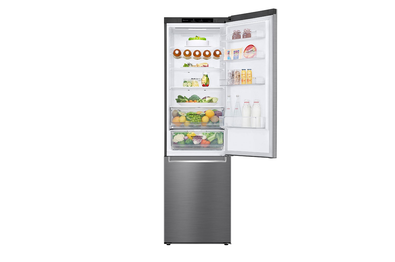 LG Kühl-Gefrierkombination | D | 384 Liter Nutzinhalt | LINEARCooling? | FRESHConverter? | SmartThinQ? | LG GBB62PZGGN, GBB62PZGGN