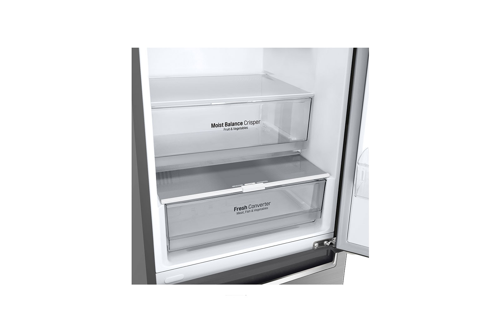 LG Kühl-Gefrierkombination | D | 384 Liter Nutzinhalt | LINEARCooling? | FRESHConverter? | SmartThinQ? | LG GBB62PZGGN, GBB62PZGGN