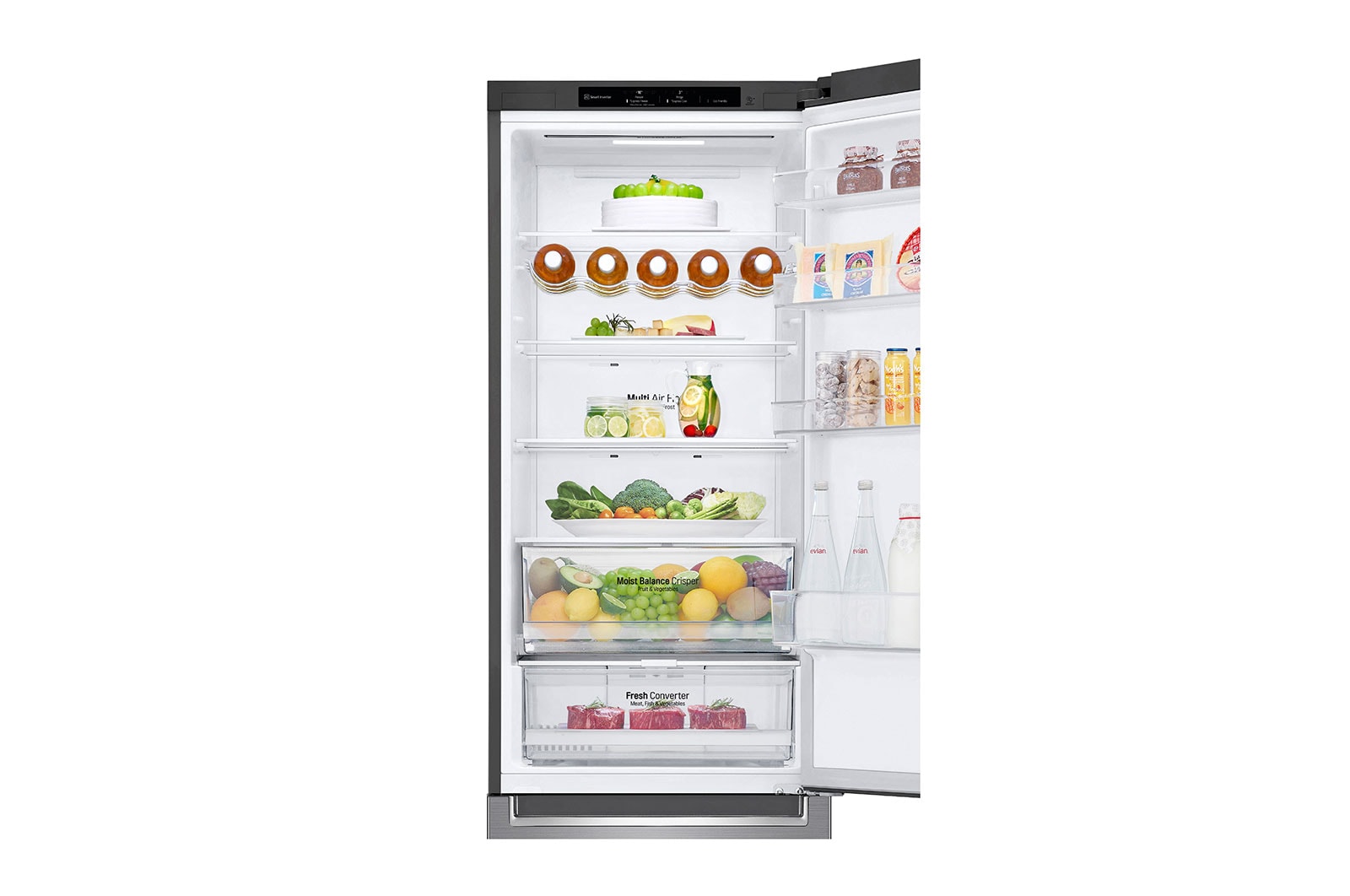 LG Kühl-Gefrierkombination | D | 384 Liter Nutzinhalt | LINEARCooling? | FRESHConverter? | SmartThinQ? | LG GBB62PZGGN, GBB62PZGGN