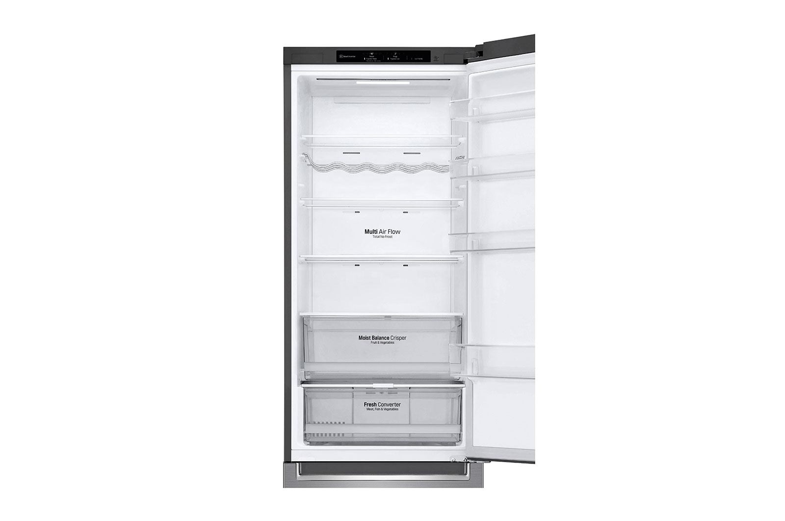 LG Kühl-Gefrierkombination | D | 384 Liter Nutzinhalt | LINEARCooling? | FRESHConverter? | SmartThinQ? | LG GBB62PZGGN, GBB62PZGGN