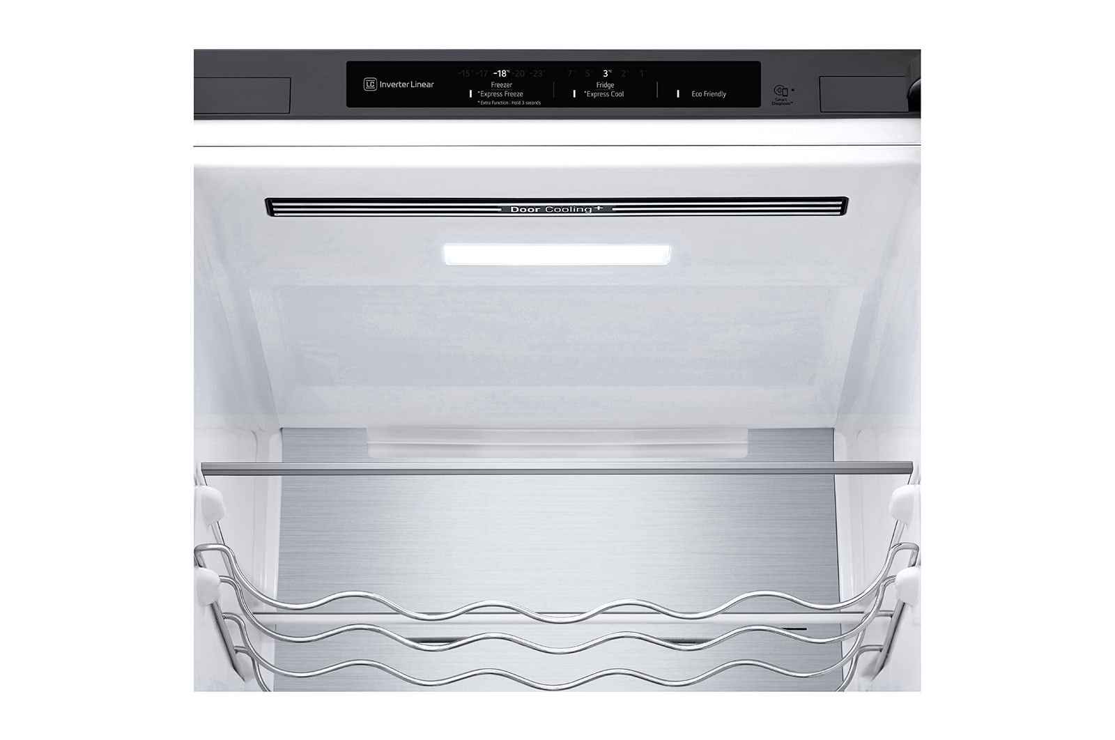 LG ??Kühl-Gefrierkombination | ?384? Liter Nutzinhalt | Energieeffizienzklasse? C? | ?Steel? | ?203 cm? | ?Inverter Linear Kompressor? | ?LG GBB72PZVCN1, GBB72PZVCN1