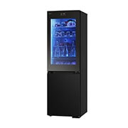 LG InstaView? Kühl-Gefrierkombination | Essence Black Steel | 4,3” Touch LCD Display | GBG7190CEV, GBG7190CEV
