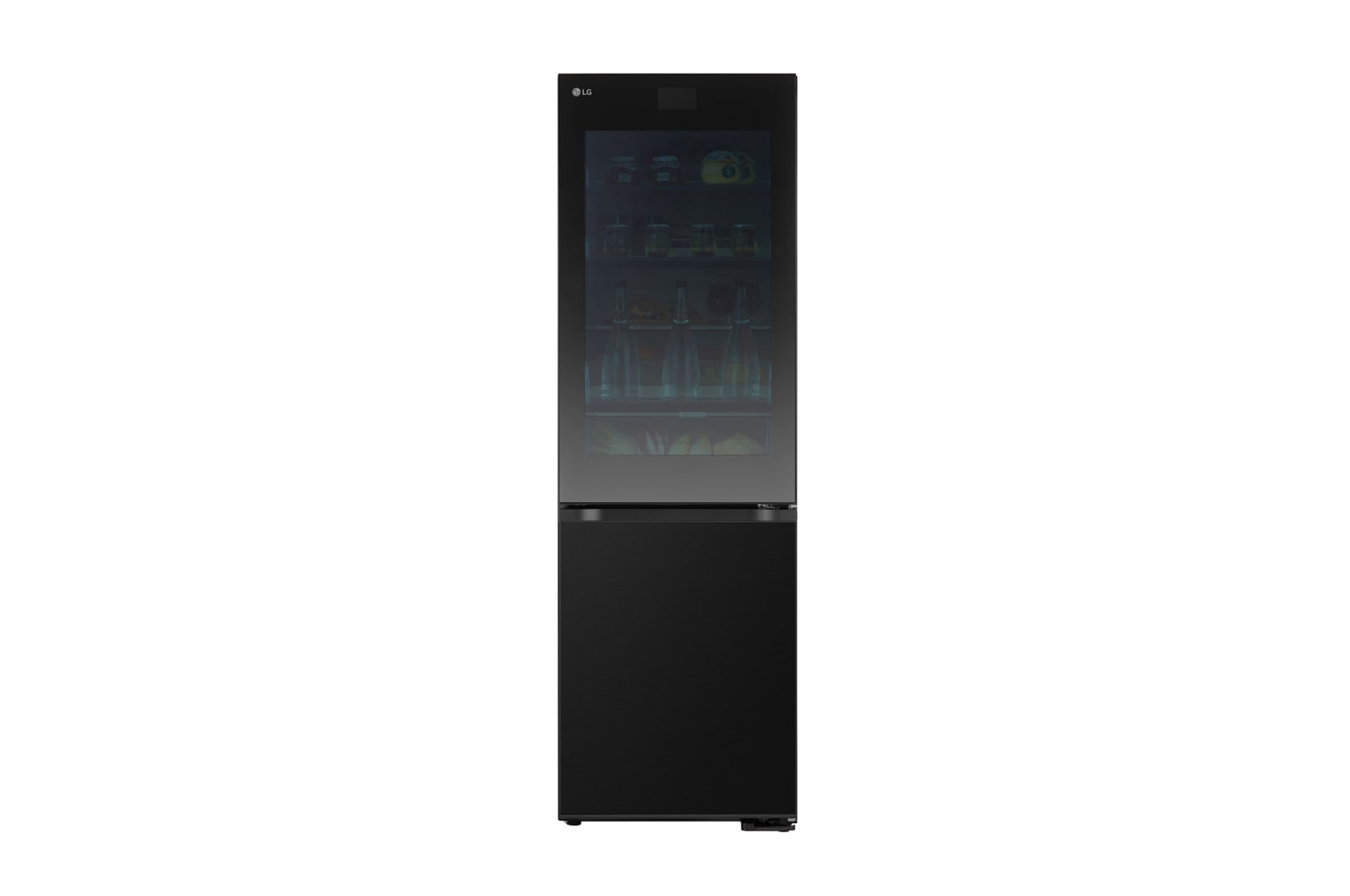 LG InstaView? Kühl-Gefrierkombination | Essence Black Steel | 4,3” Touch LCD Display | GBG7190CEV, GBG7190CEV
