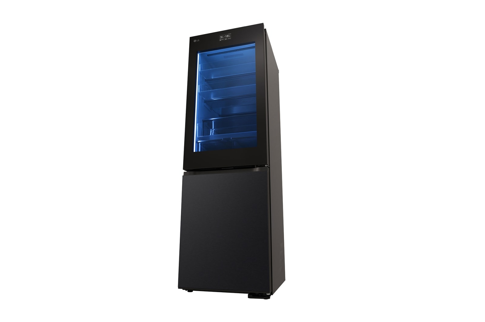 LG InstaView? Kühl-Gefrierkombination | Essence Black Steel | 4,3” Touch LCD Display | GBG7190CEV, GBG7190CEV