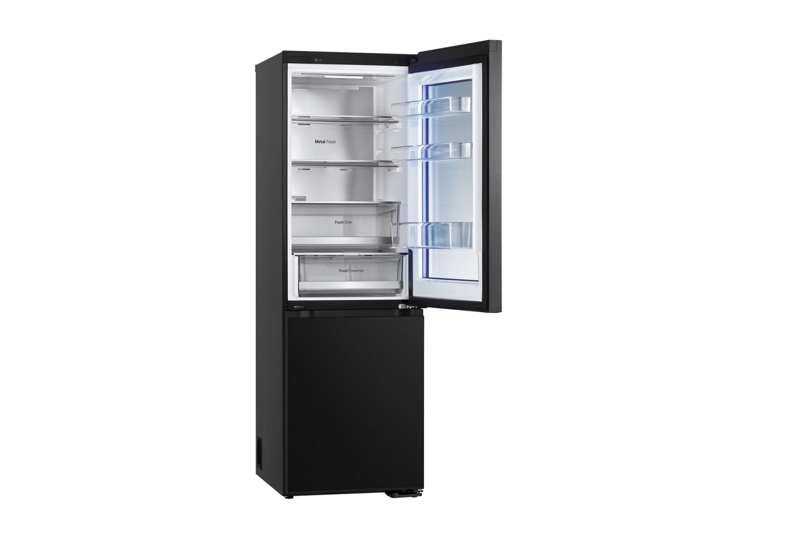 LG InstaView? Kühl-Gefrierkombination | Essence Black Steel | 4,3” Touch LCD Display | GBG7190CEV, GBG7190CEV