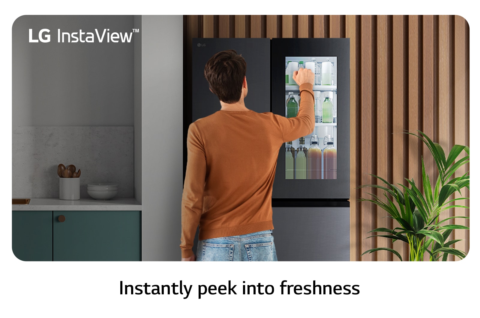 LG Multi Door mit InstaView? | Eis-, Crushed Ice- und Wasserspender | 638 Liter Kapazit?t | ?Energieeffizienzklasse ?E? | Festwasseranschluss | GMG960EVJE, GMG960EVJE