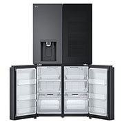 LG Multi Door mit InstaView? | Eis-, Crushed Ice- und Wasserspender | 638 Liter Kapazit?t | ?Energieeffizienzklasse ?E? | Festwasseranschluss | GMG960EVJE, GMG960EVJE