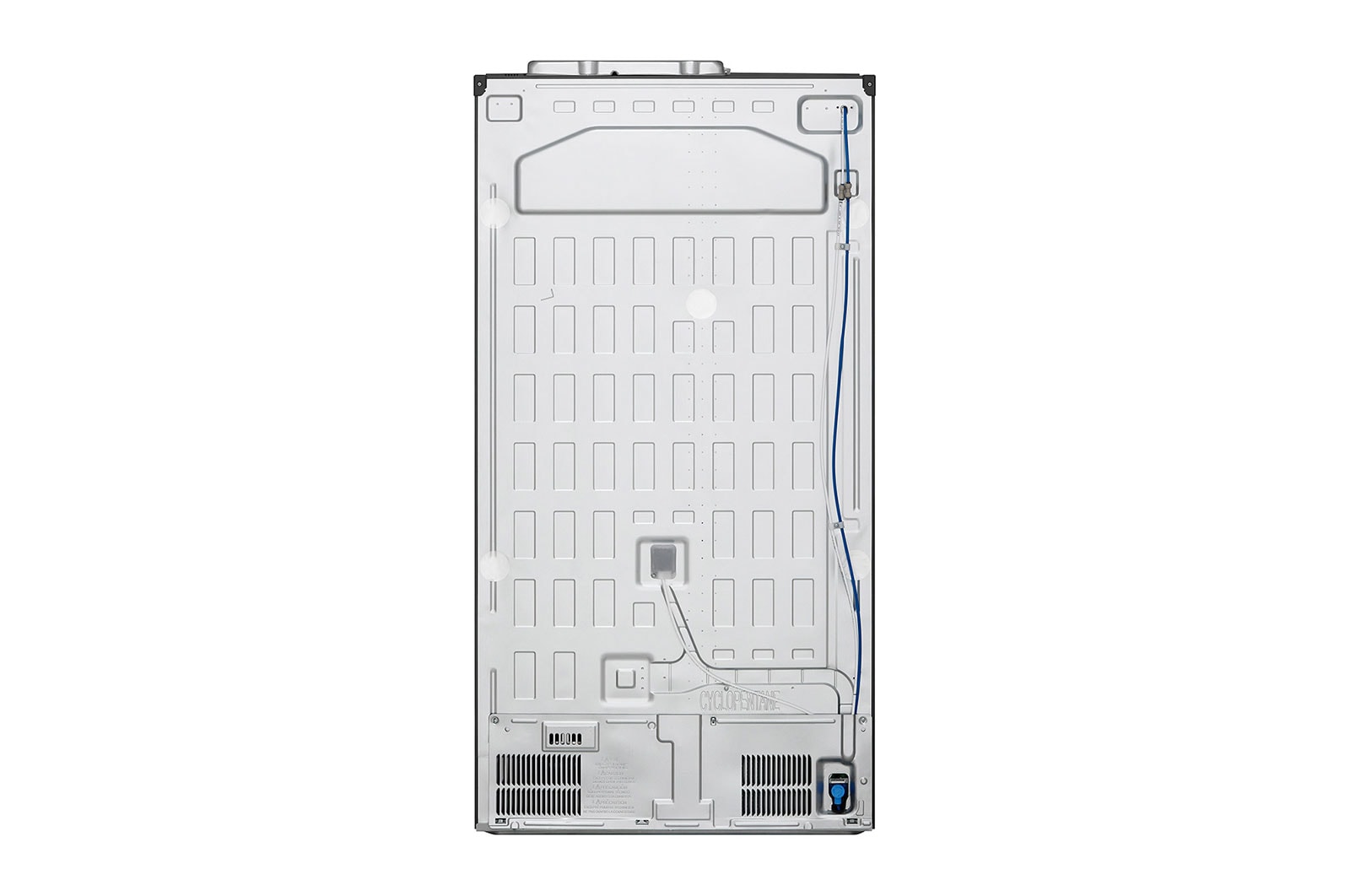 LG Side-by-Side mit Eis-, Crushed Ice- und Wasserspender | 635 Liter Kapazit?t | Interner Wassertank 4L | Platinum Silver  | LG GSLV71PZTE, GSLV71PZTE