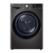 LG Trockner mit Dual Inverter W?rmepumpentechnologie | Automatisch selbstreinigender Kondensator | 8 kg Fassungsverm?gen | Wi-Fi-Funktion | Schwarz I Energieeffizienzklasse A+++, RT80V9B