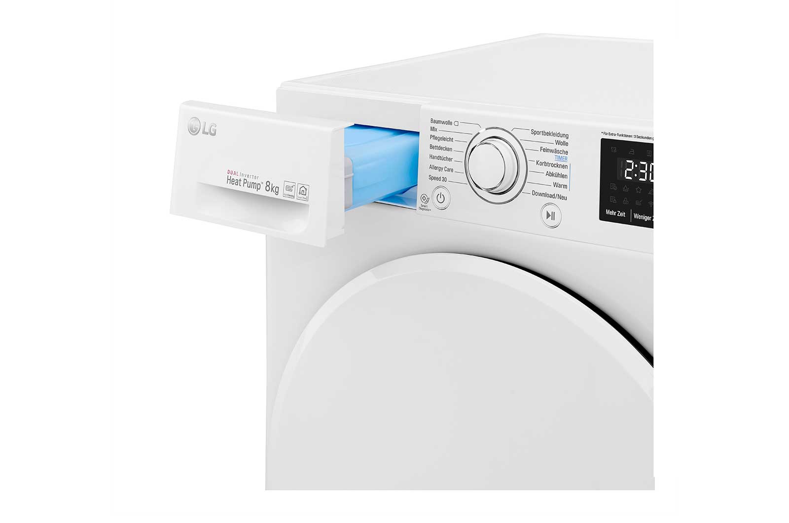 LG Trockner | 8 kg | Dual Inverter W?rmepumpentechnologie | autoreinigender Kondensator , RT8DIHP