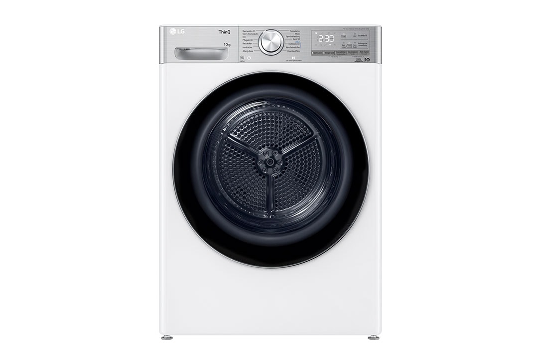 LG Trockner mit Dual Inverter W?rmepumpentechnologie I Automatisch selbstreinigender Kondensator I 10 kg Fassungsverm?gen I Smart Pairing Technologie I Energieeffizienz A+++, V9A2XT