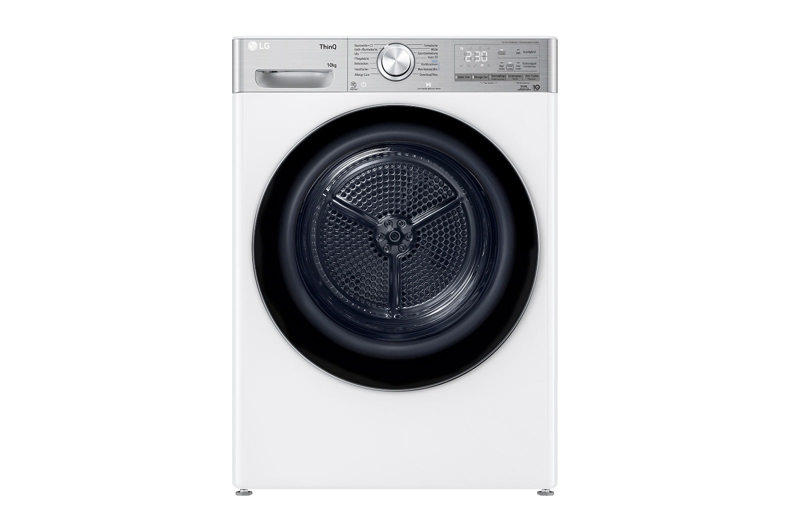 LG Trockner mit Dual Inverter W?rmepumpentechnologie I Automatisch selbstreinigender Kondensator I 10 kg Fassungsverm?gen I Smart Pairing Technologie I Energieeffizienz A+++, V9A2XT