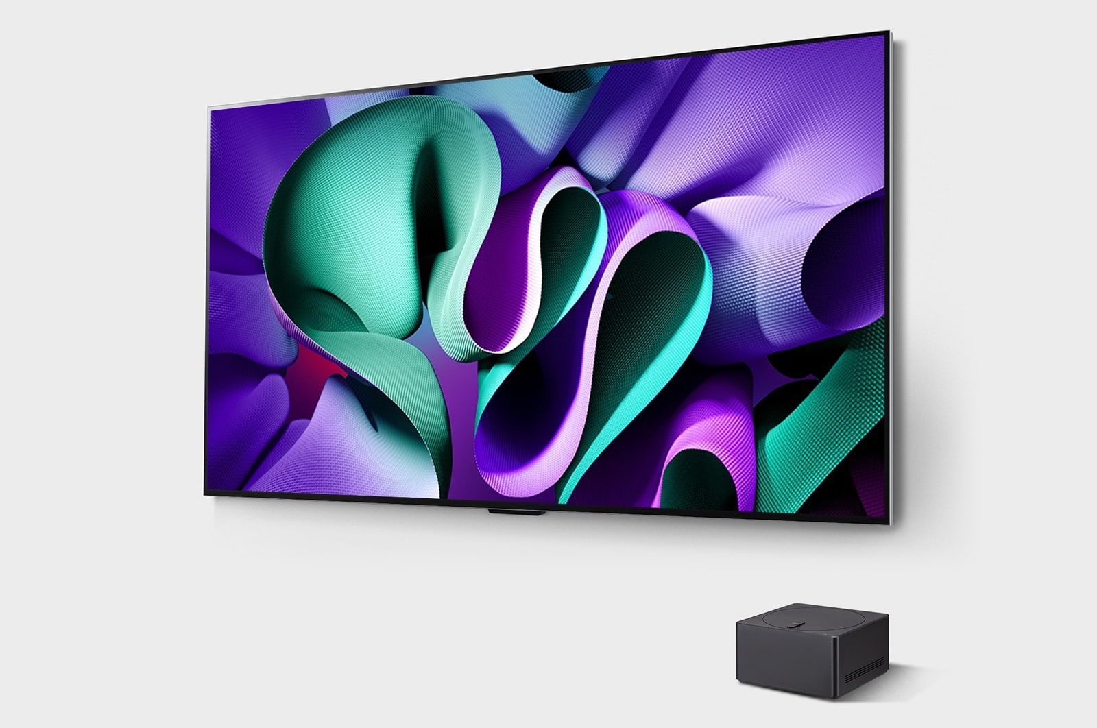 LG Weltweit erster vollkommen kabelloser LG OLED evo AI M4 TV mit 4K 144Hz Video- und Audioübertragung, 83?Zoll , OLED83M49LA