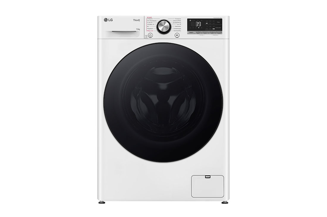 LG Waschmaschine mit 13 kg Kapazit?t | EEK A | 1.400 U./Min. | Wei? mit schwarzem Bullaugenring | F4WR703Y, F4WR703Y